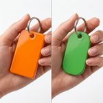 Molde de Silicone Pingente Oval e Retangular 4 Cavidades Sache Aromatizador Gesso Sabonete e Artesanato Decorativo