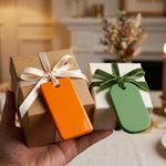 Molde de Silicone Pingente Oval e Retangular 4 Cavidades Sache Aromatizador Gesso Sabonete e Artesanato Decorativo