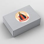 Etiqueta Adesiva Vinil Religiosa Nossa Senhora Aparecida Lembrancinha 4,3x4,3cm Pacote com 10 unidades