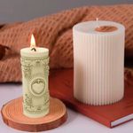 Molde de Silicone Vela Sagrado Coração Religiosa Decorativa 3D