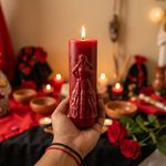 Molde de Silicone Pomba-Gira Vela dos Orixás Vela de 7 Dias Artesanal Esoterica  Religiosa