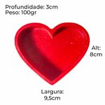 Molde de Silicone Vaso Coração Decorativo Artesanato Resina Gesso Cimento