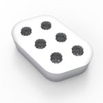Molde de Silicone 6 Cavidades Framboesas Frutas Hiper-realistas