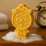 Molde de Silicone Relógio Personagem Infantil para Sabonete Vela Resina Gesso Artesanato Decoração Lembrancinha