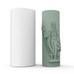 Molde de Silicone Exu Tranca Rua Vela de Orixá Umbanda Candomblé Rituais Oferendas