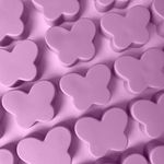 Molde de Silicone Borboleta Lisa Para Sabonete Vela Resina Gesso Artesanato Biscuit Decoração