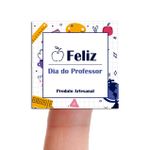 Etiqueta Adesiva Vinil Dia dos Professores Lembrancinha 4,3x4,3cm Pacote com 10 unidades