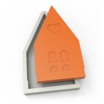 Forma de Silicone Casinha da Base para Vela Rechaud