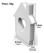 Forma de Silicone Casinha da Base para Vela Rechaud