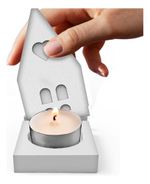 Forma de Silicone Casinha da Base para Vela Rechaud