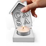Forma de Silicone Casinha da Base para Vela Rechaud