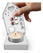 Forma de Silicone Casinha da Base para Vela Rechaud