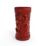 Molde de Silicone Vela Cilindrica de Natal Laço e Guirlanda
