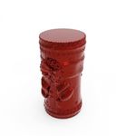 Molde de Silicone Vela Cilindrica de Natal Laço e Guirlanda