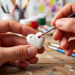 Molde de Silicone Coração Com Gota 12 Cavidades Para Sabonete Vela Resina Gesso Artesanato Decoração Lembrancinha | Corações
