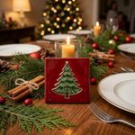 Molde de Silicone Quadrada Árvore de Natal Para Sabonete Vela Resina Gesso Artesanato Lembrancinha Decoração