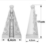 Molde de Silicone Nossa Senhora Aparecida Detalhado Para Vela Sabonete Resina Gesso Decoração Biscuit Artesanato Religioso