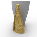 Molde de Silicone Nossa Senhora Aparecida Detalhado Para Vela Sabonete Resina Gesso Decoração Biscuit Artesanato Religioso