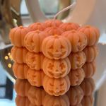 Molde de Silicone Cubo de Abóboras Halloween – Ideal para Artesanato, Lembrancinha, Resina, Velas e Sabonetes 