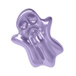 Molde de Silicone Fantasminha para Sabonete Gesso Biscuit Resina Velas Artesanato Decoração Lembrancinha