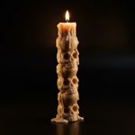 Molde Silicone Caveira Empilhada Para Vela, Sabonete, Halloween, Decoração Gótica, Artesanato, Gesso e Resina