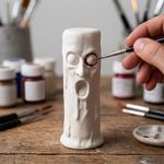 Forma de Silicone Halloween Vela do Medo Artesanal para Decoração Assustadora Dia das Bruxas Sabonetes Velas Resina Gesso