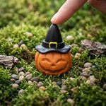 Molde de Silicone Abóbora Halloween com Chapéu – Ideal para Velas, Sabonetes, Decoração, Lembrancinha e Artesanato