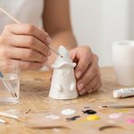 Molde de Silicone Fantasma com Chapéu para Velas Artesanais, Sabonetes, Gesso e Decoração de Halloween