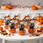 Molde de Silicone Gato Saindo da Abobora Halloween Dia das Bruxas para Vela Resina Gesso Artesanato