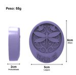 Molde de Silicone Libélula Oval 3D para Sabonetes Velas Gesso Resina