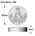 Molde de Silicone Topo de Vela Nossa Senhora Aparecida Gesso Resina Artesanato Decoração Lembrancinha Sabonete Religioso