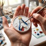 Molde de Silicone Topo de Vela Nossa Senhora Aparecida Gesso Resina Artesanato Decoração Lembrancinha Sabonete Religioso