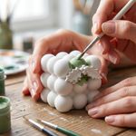 Molde de Silicone Mini Cubo com Bolinhas Natal | Bubble