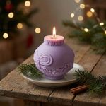 Molde de Silicone Mini Bola De Natal Laço 3D 5cm - Modelo 3
