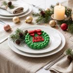 Molde de Silicone Guirlanda Feliz Natal Decorativa Lembrancinha Sabonete Gesso Vela