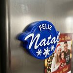 Molde de Silicone Feliz Natal com Flocos Decoração Lembrancinha Vela Sabonete Gesso Resina
