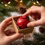 Molde de Silicone Enfeite Bola Bolinha de Natal Renas  Lembrancinha Vela Decoração Gesso Sabonete