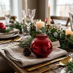Molde de Silicone Enfeite Bola Bolinha de Natal Renas  Lembrancinha Vela Decoração Gesso Sabonete