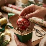 Molde de Silicone Enfeite Bola Bolilnha de Natal Luxo com Laços Realistas Artesanato Lembrancinha Vela Decoração Sabonete