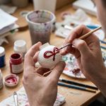 Molde de Silicone Enfeite Bola Bolilnha de Natal Luxo com Laços Realistas Artesanato Lembrancinha Vela Decoração Sabonete