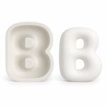 Molde de Silicone Alfabeto Bubble Completo 26 Letras Artesanato Decoração Lembrancinha Sabonete Vela Gesso