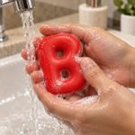 Molde de Silicone Alfabeto Bubble Completo 26 Letras Artesanato Decoração Lembrancinha Sabonete Vela Gesso