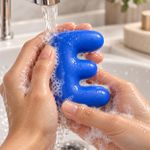 Molde de Silicone Alfabeto Bubble Completo 26 Letras Artesanato Decoração Lembrancinha Sabonete Vela Gesso