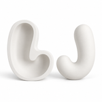 Molde de Silicone Alfabeto Bubble Completo 26 Letras Artesanato Decoração Lembrancinha Sabonete Vela Gesso
