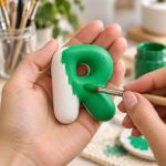 Molde de Silicone Alfabeto Bubble Completo 26 Letras Artesanato Decoração Lembrancinha Sabonete Vela Gesso