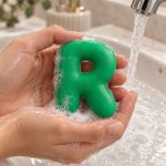 Molde de Silicone Alfabeto Bubble Completo 26 Letras Artesanato Decoração Lembrancinha Sabonete Vela Gesso