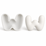 Molde de Silicone Alfabeto Bubble Completo 26 Letras Artesanato Decoração Lembrancinha Sabonete Vela Gesso