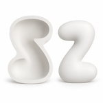 Molde de Silicone Alfabeto Bubble Completo 26 Letras Artesanato Decoração Lembrancinha Sabonete Vela Gesso