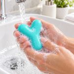 Molde de Silicone Alfabeto Bubble Completo 26 Letras Artesanato Decoração Lembrancinha Sabonete Vela Gesso