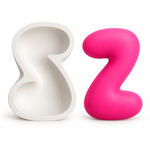 Molde de Silicone Alfabeto Bubble Completo 26 Letras Artesanato Decoração Lembrancinha Sabonete Vela Gesso